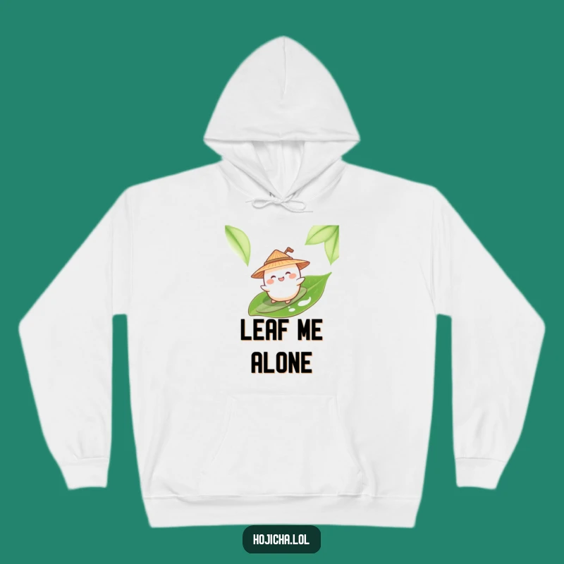 Funny Mochi Surfing Tea Leaf Hoodie: Cozy Comfort With Tropical Vibes