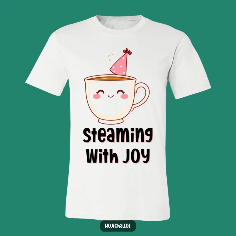 Funny Teacup Party Hat T-Shirt: Wear Your Joyful Brew With Style